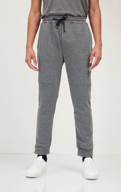 Fitted Drawstring Sweatpants - Anthracite