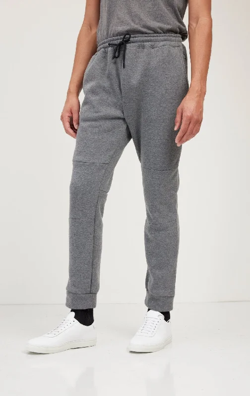 Fitted Drawstring Sweatpants - Anthracite