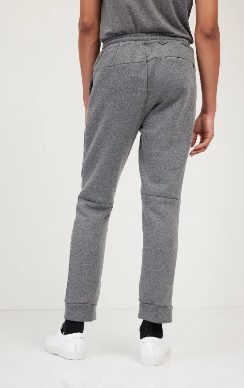 Fitted Drawstring Sweatpants - Anthracite