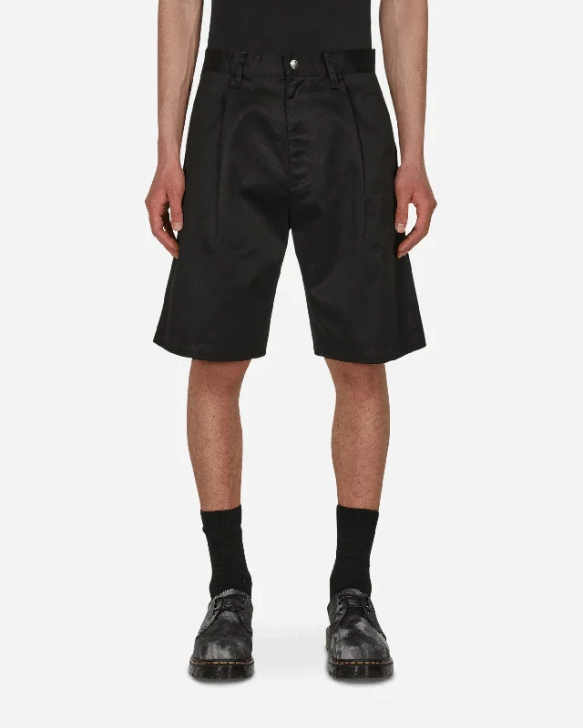 One Point Wide Fit Chino Shorts Black