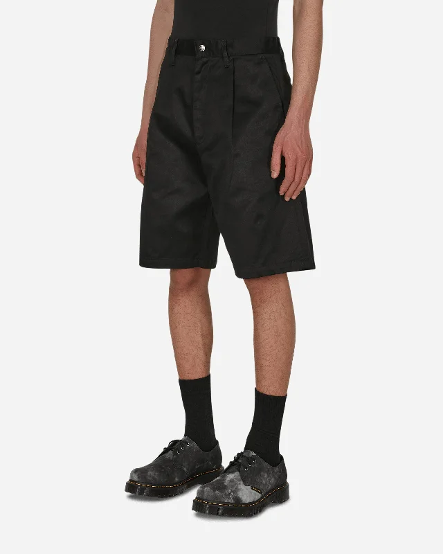 One Point Wide Fit Chino Shorts Black