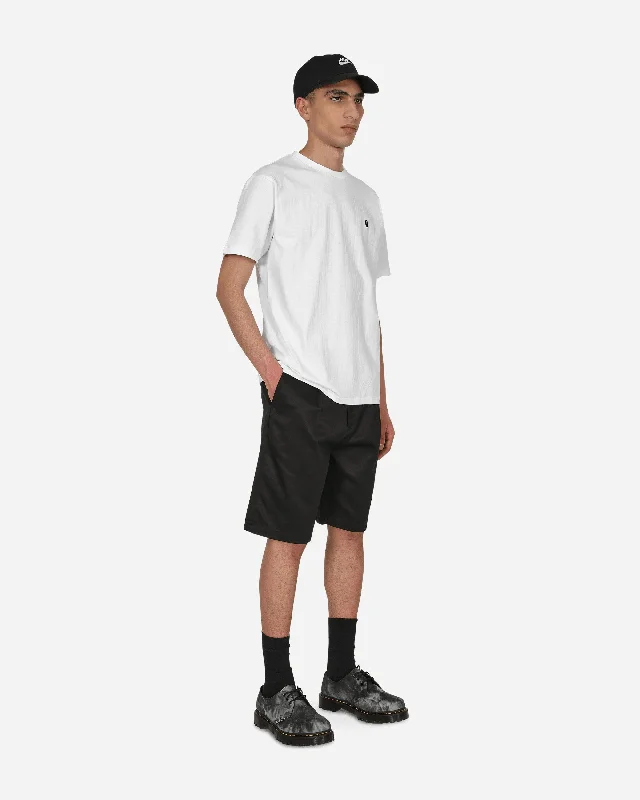 One Point Wide Fit Chino Shorts Black