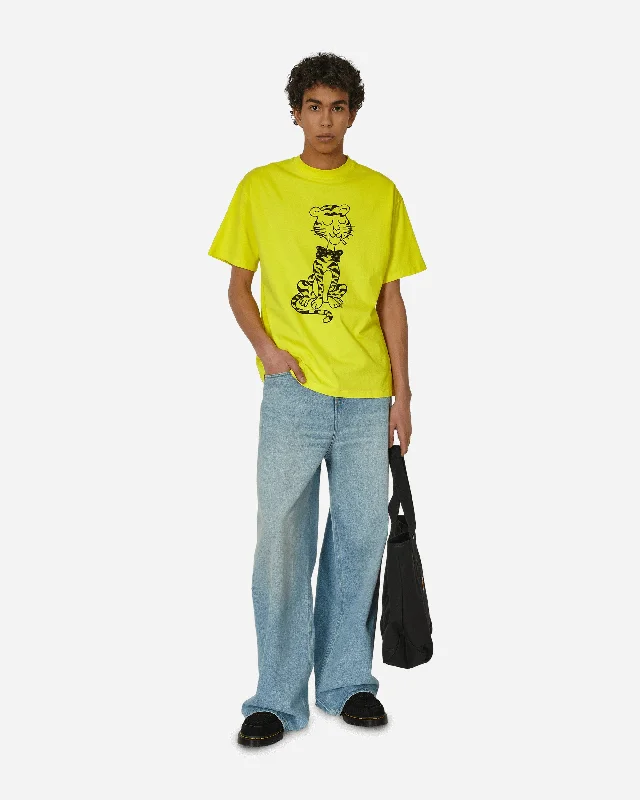 Smoking Tiger T-Shirt Yellow