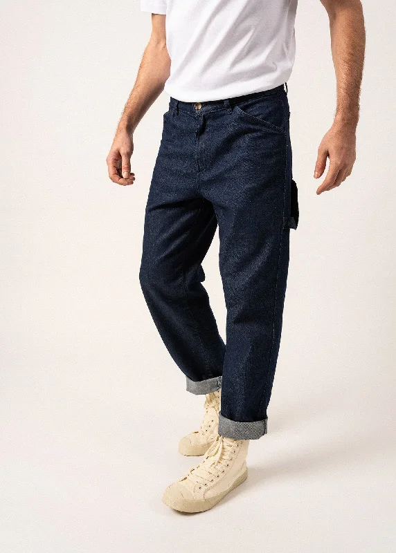 Axel Carpenter-style Jeans - in cotton denim (BRUT)