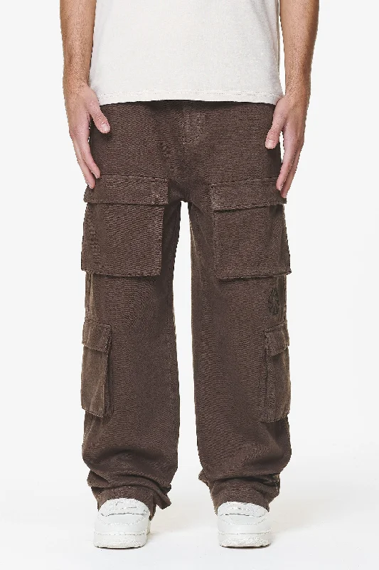 Bantam Wide Cargo Pants Oak Brown