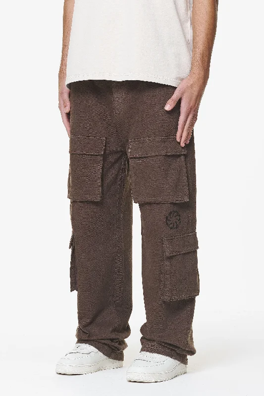 Bantam Wide Cargo Pants Oak Brown