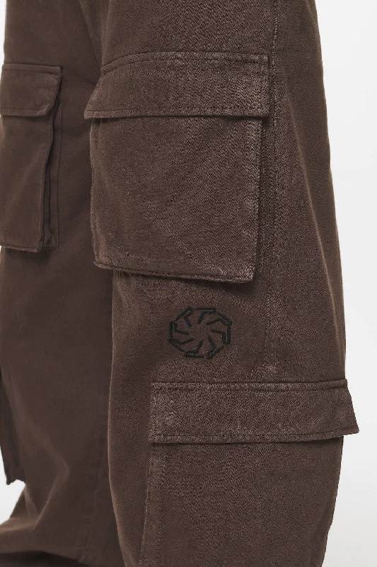 Bantam Wide Cargo Pants Oak Brown