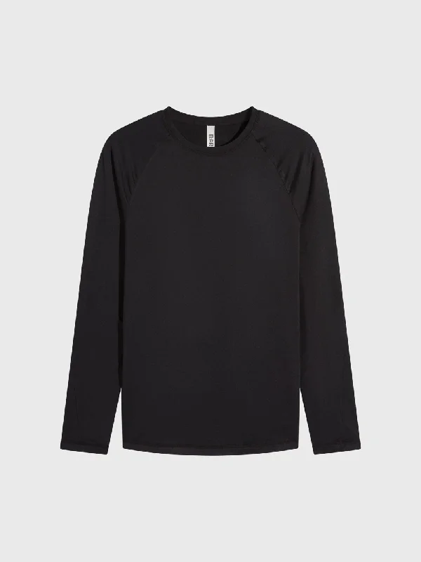 BARRY'S BLACK LONG SLEEVE TEE