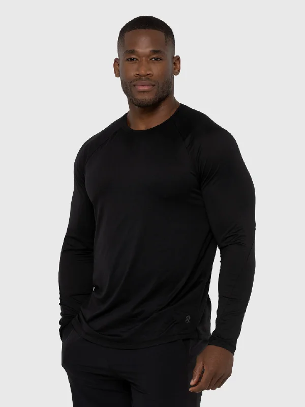 BARRY'S BLACK LONG SLEEVE TEE