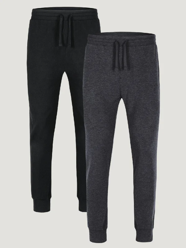 Black + Charcoal Day Off Jogger 2-Pack