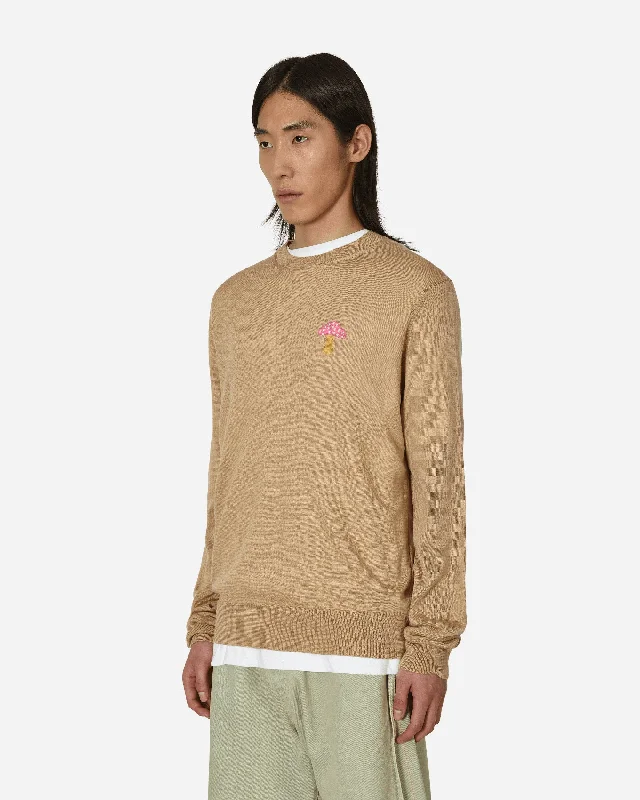 Brett Westfall Mushroom Knitted Sweater Beige