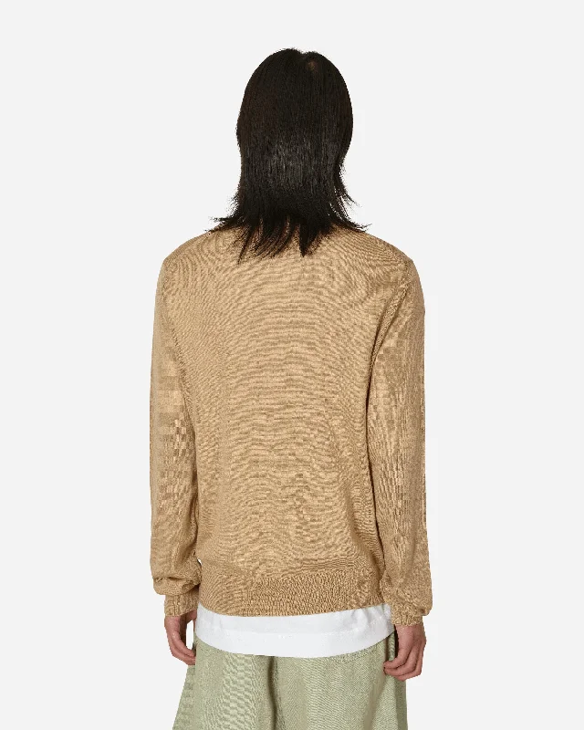 Brett Westfall Mushroom Knitted Sweater Beige