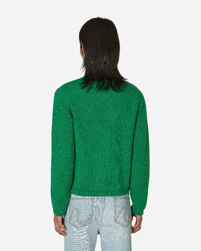 Logo Knit Sweater Green