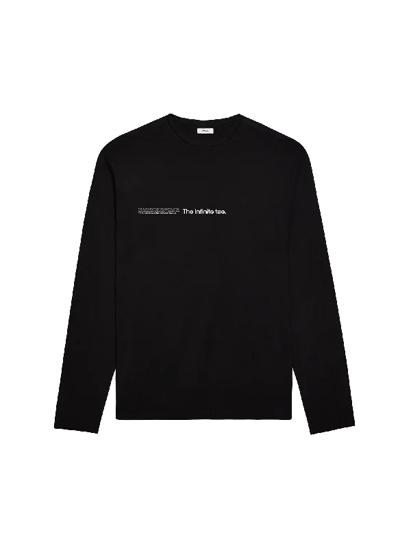 PANGAIA LAB Infinited Fiber Long Sleeve T-shirt—black