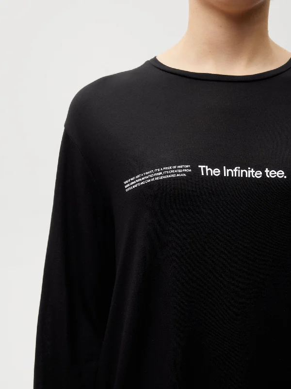 PANGAIA LAB Infinited Fiber Long Sleeve T-shirt—black