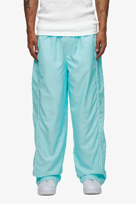 Lincoln Wide Track Pants Sky Blue