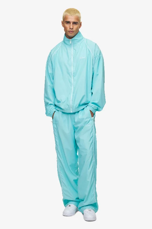 Lincoln Wide Track Pants Sky Blue