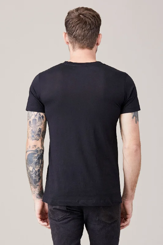 Men's Short Sleeve Crew - Black