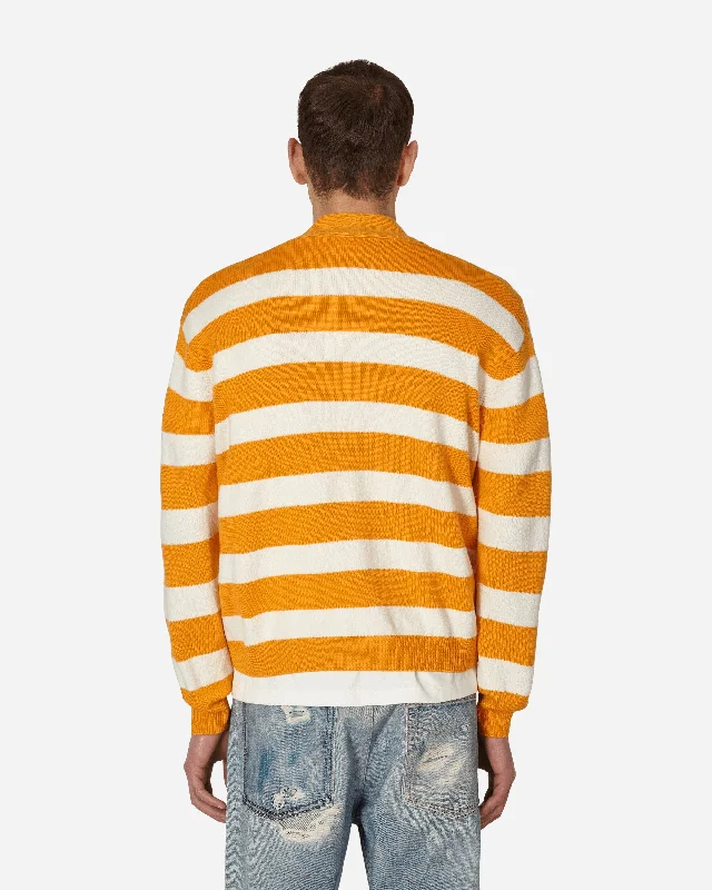 Stripe Cardigan Orange