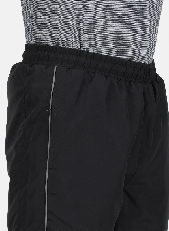 Mens Black Plain Short