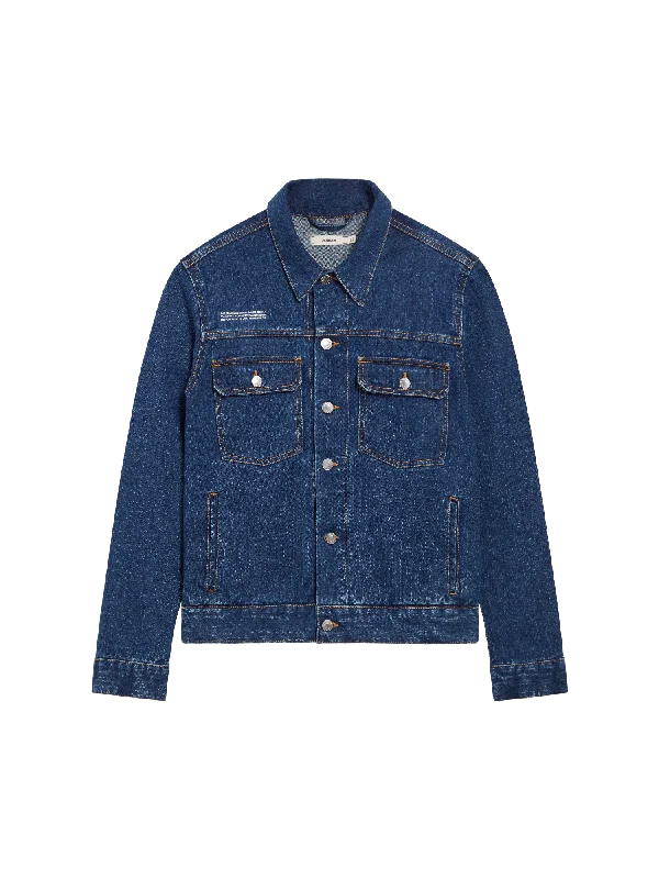 Nettle Denim Jacket—mid wash