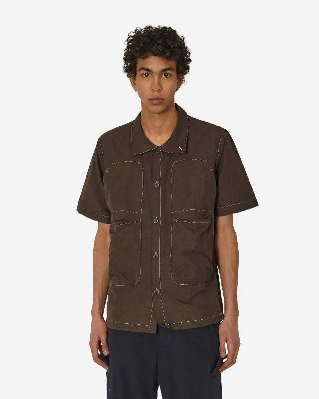 Glems Shortsleeve Shirt Chocolate Brown