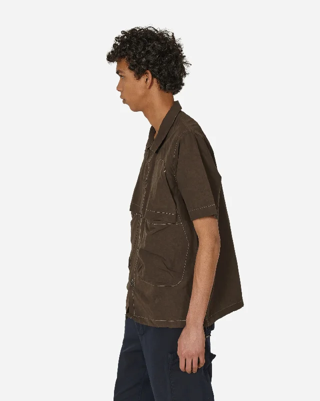 Glems Shortsleeve Shirt Chocolate Brown