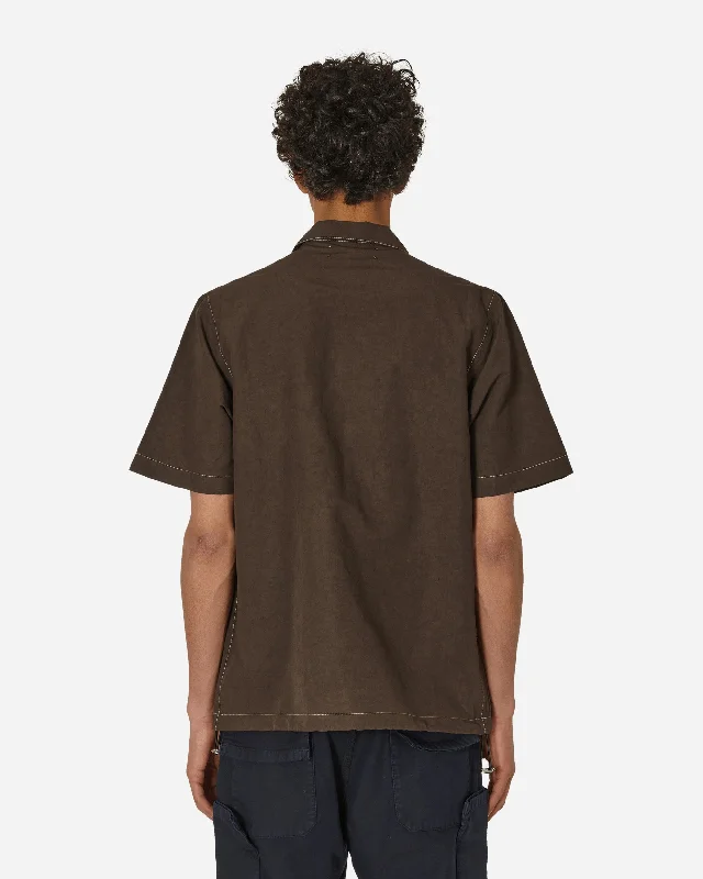 Glems Shortsleeve Shirt Chocolate Brown