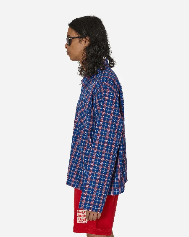 Club Overshirt Blue Check