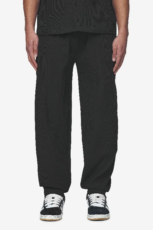 Troy Plissee Pants Black