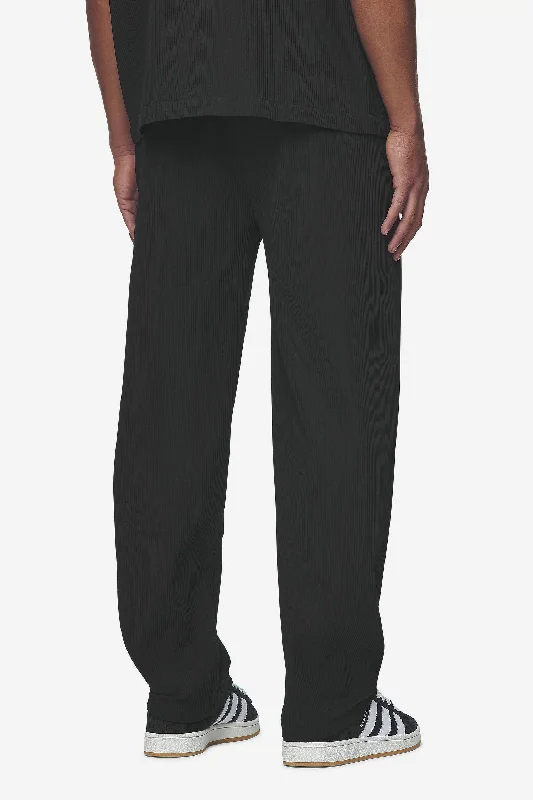 Troy Plissee Pants Black