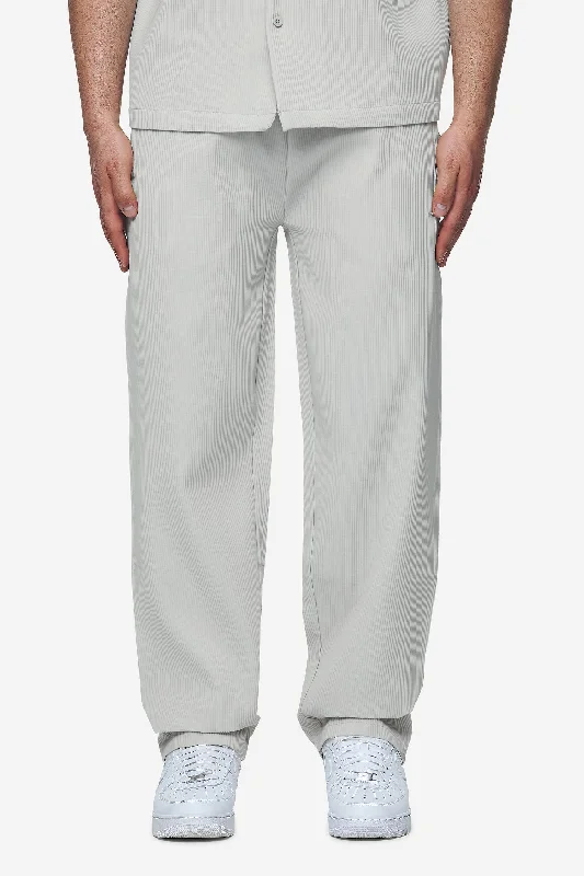 Troy Plissee Pants Pearl Grey