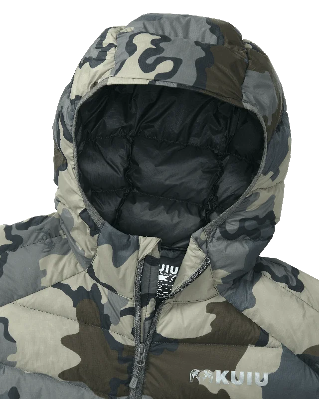 Women's Super Down LT Hooded Jacket | Vias