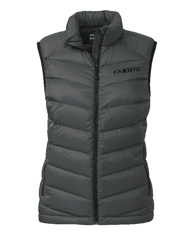 Women's Super Down LT Vest | Gunmetal