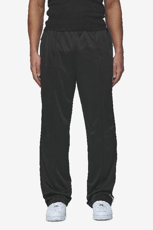 Zeno Track Pants Black Baby Blue