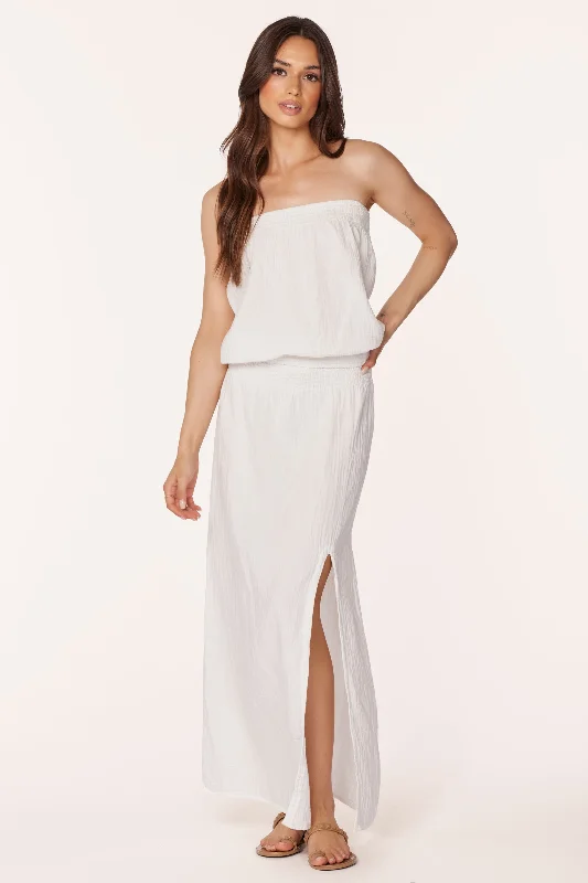 MAXI SKIRT WITH FRONT SLIT