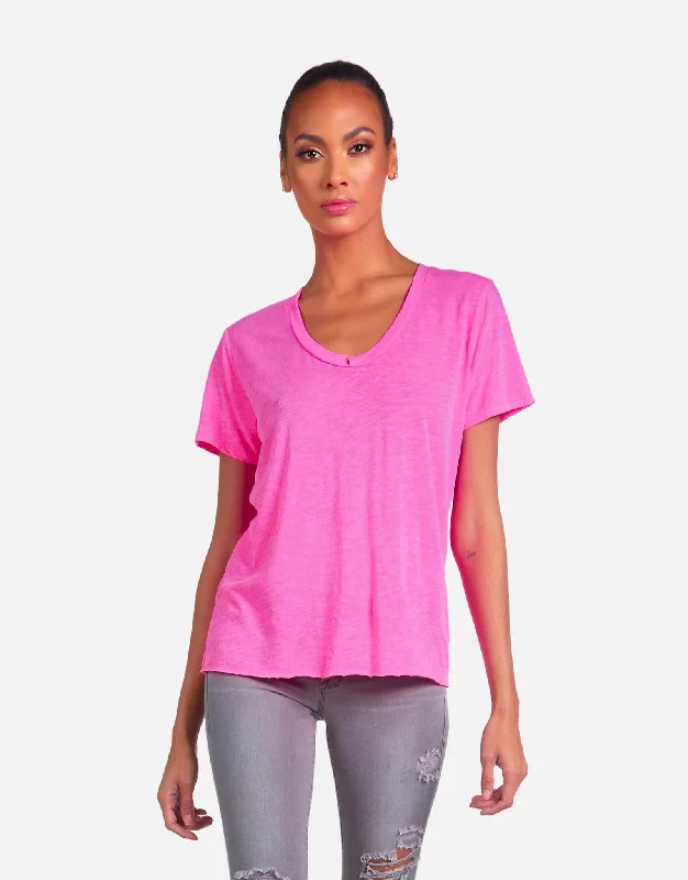 Delano LE Neon Pink Boyfriend Tee