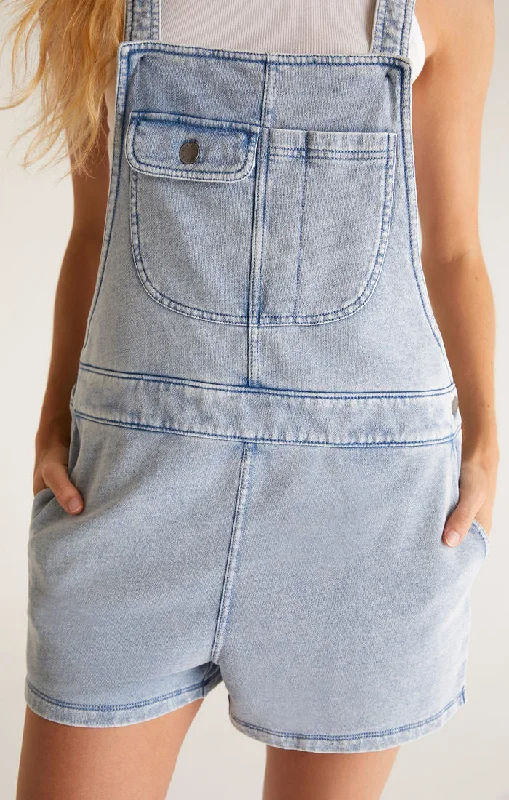 Easy Rider Knit Denim Romper