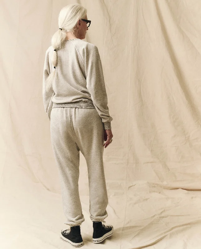 The Stadium Sweatpant. Solid -- Soft Heather Grey