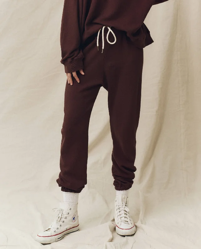 The Stadium Sweatpant. Solid -- Toasted Walnut