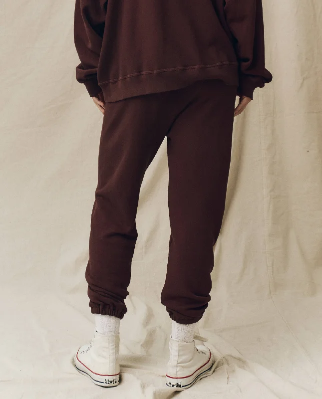 The Stadium Sweatpant. Solid -- Toasted Walnut