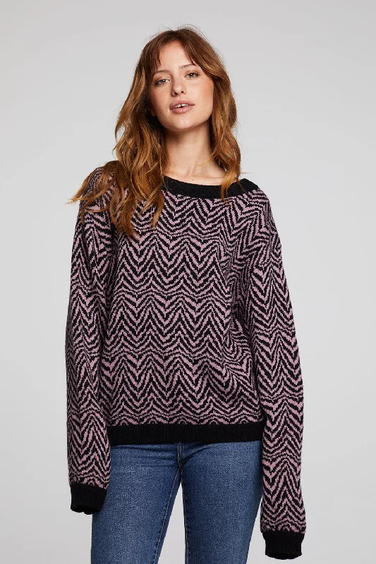 Zebra Pullover Melrose Sweater