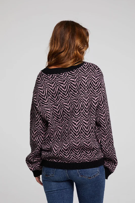 Zebra Pullover Melrose Sweater