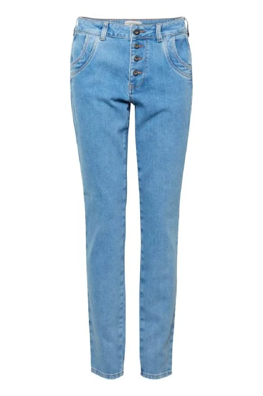 Melina Loose Fit Blue Denim Jean