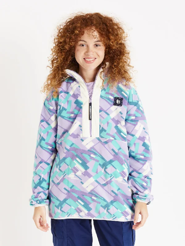 Neve Retro Pattern 1/2 Zip Fleece