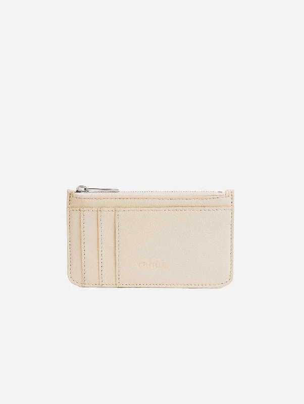 Cedar Piñatex Leather Vegan Zip Wallet | Natural