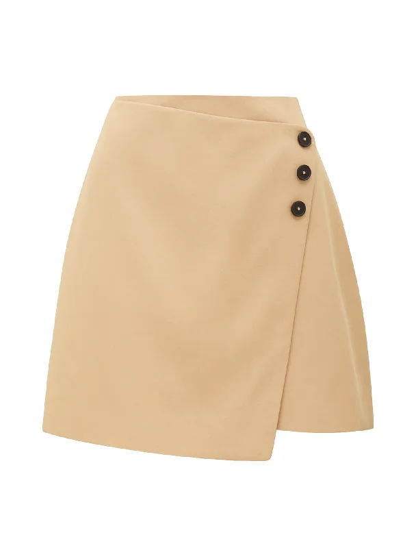 Lettie Wrap Mini Skirt