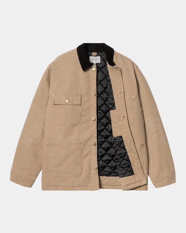 OG Chore Coat (Winter) | Peanut / Black (aged canvas)