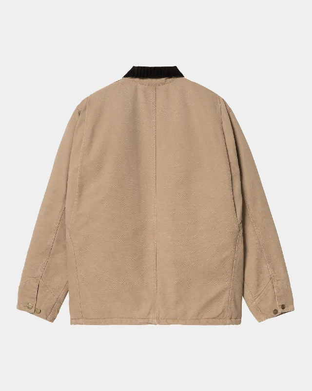 OG Chore Coat (Winter) | Peanut / Black (aged canvas)