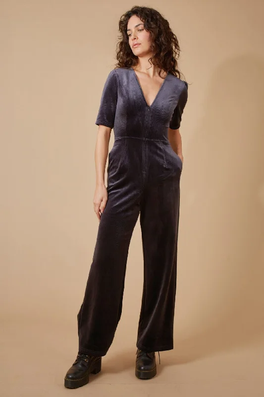 Corrie Bratter Clan Jumpsuit in Charcoal